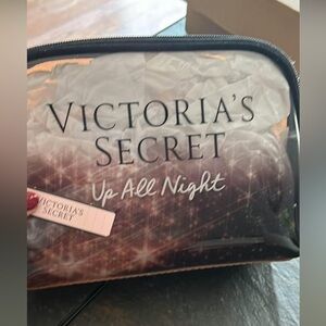 Victoria's Secret Up All Night Bag - Black and Pink